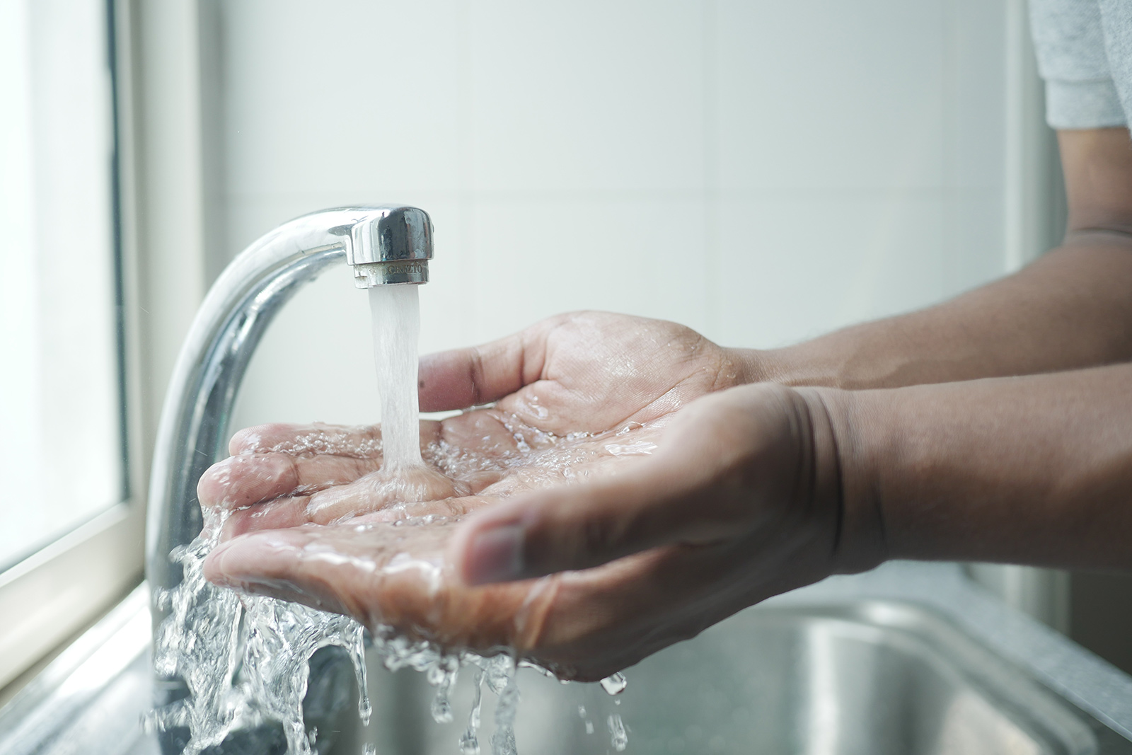 Washing hands